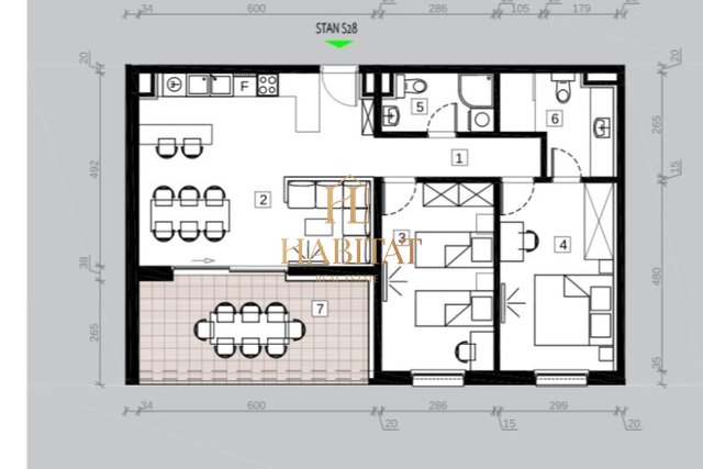 Appartamento, 85 m2, Vendita, Umag