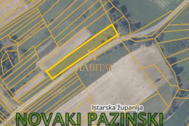 Land, 2909 m2, For Sale, Novaki Pazinski