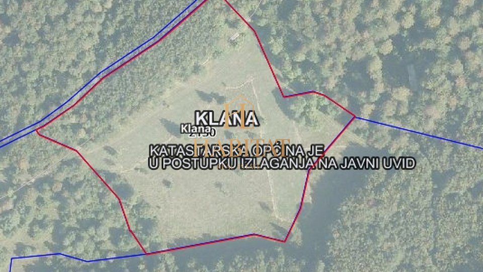 Land, 1308 m2, For Sale, Klana