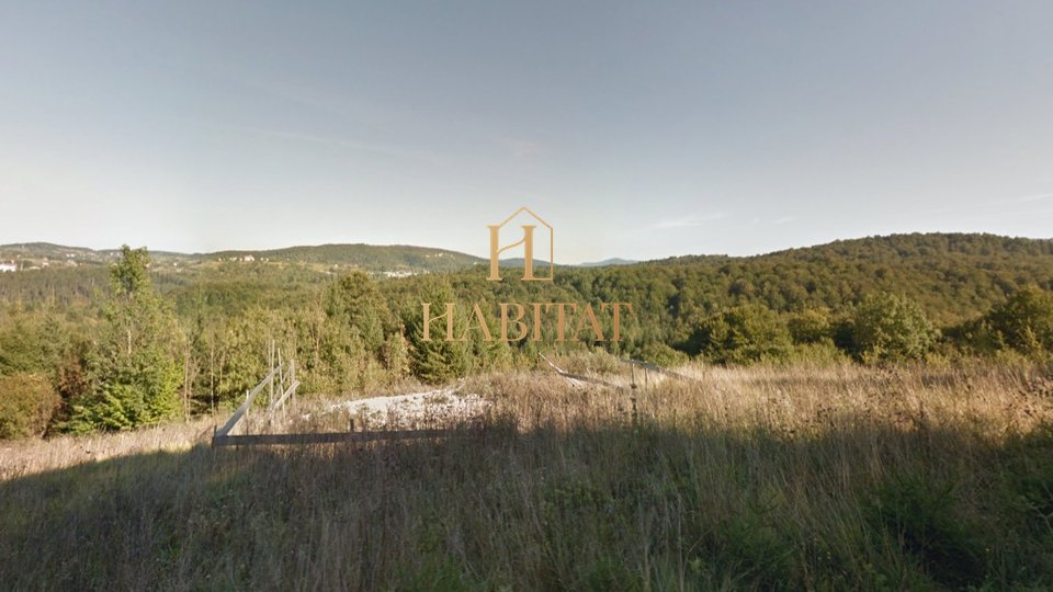 Vrbovsko, Vujnovići, zemljište od 1454 m2 sa započetom gradnjom
